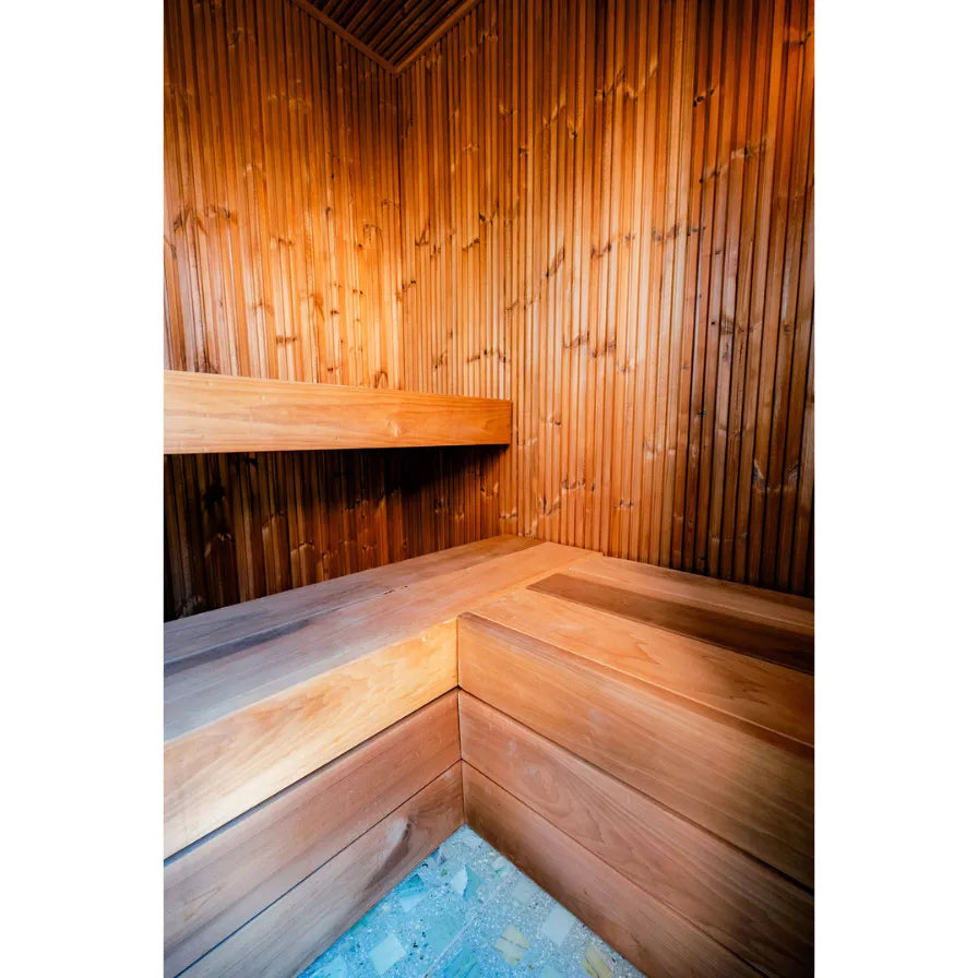 Custom Indoor Cedro Sauna™ The Forest 5'x8' cut to your precise