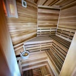 cedro sauna custom precut kit indoor customer example 6