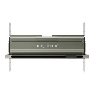 MrSteam Linear 16 in. W. Steamhead with AromaTherapy Reservoir - Brushed Nickel
