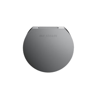 MrSteam Designer 3 in. Steamhead with AromaTherapy Reservoir in Round - Brilliant Black