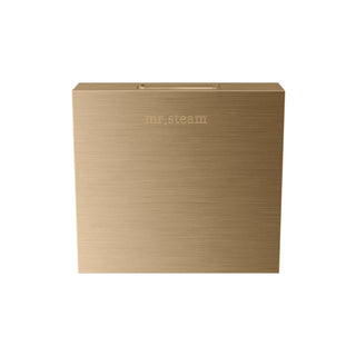 MrSteam Designer 3 in. Steamhead with AromaTherapy Reservoir in Square - Brushed Bronze