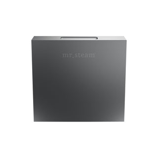 MrSteam Designer 3 in. Steamhead with AromaTherapy Reservoir in Square - Satin Steel