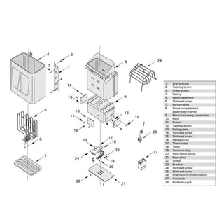 F61 3 Pole 50 amp Contactor | Finlandia / Harvia