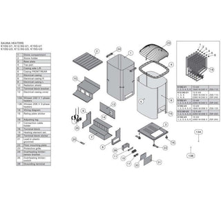 FH111-6 Terminal Block Only for CLUB Heaters | Finlandia / Harvia