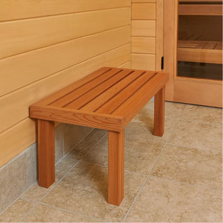 Cedar wooden Bench 34" x 17"