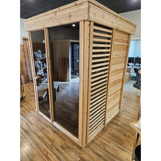 Dundalk Leisurecraft - Pure Cube CU552 Outdoor Sauna Knotty Red Cedar (Showroom Unit)