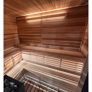 Clear Western Red Cedar Sauna Wood - Wall Paneling 1x3 T&G V4E