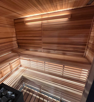 Clear Western Red Cedar Sauna Wood - Bench Board Bundle 2x2 S4S