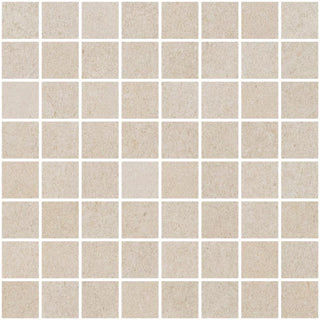 Thera Mosaic-like Accent Tile for Accent Wall or Floors - Almond Mos Facets NAT