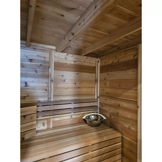 Dundalk Leisurecraft - Pure Cube CU552 Outdoor Sauna Knotty Red Cedar (Showroom Unit)
