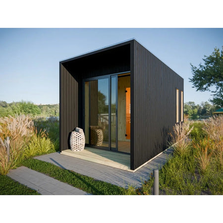 Lux Adone 4 Person Outdoor Sauna | Heritage – The Sauna Place