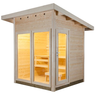 Almost Heaven View (Solide Vision) Outdoor Sauna Cabin