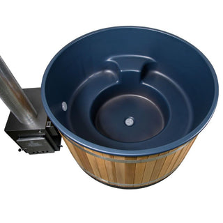 Kirami 4-Person Wood-Heated Barrel Soak Tub | Almost Heaven
