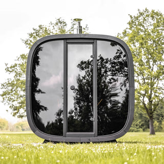 Black Cube Comfort Outdoor Sauna
