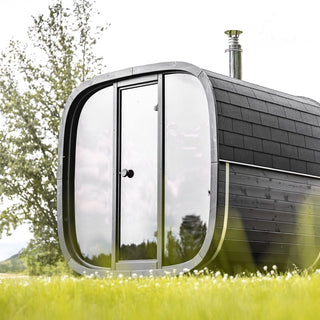 Black Cube Comfort Outdoor Sauna