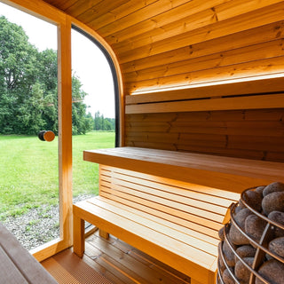 Black Cube Comfort Outdoor Sauna