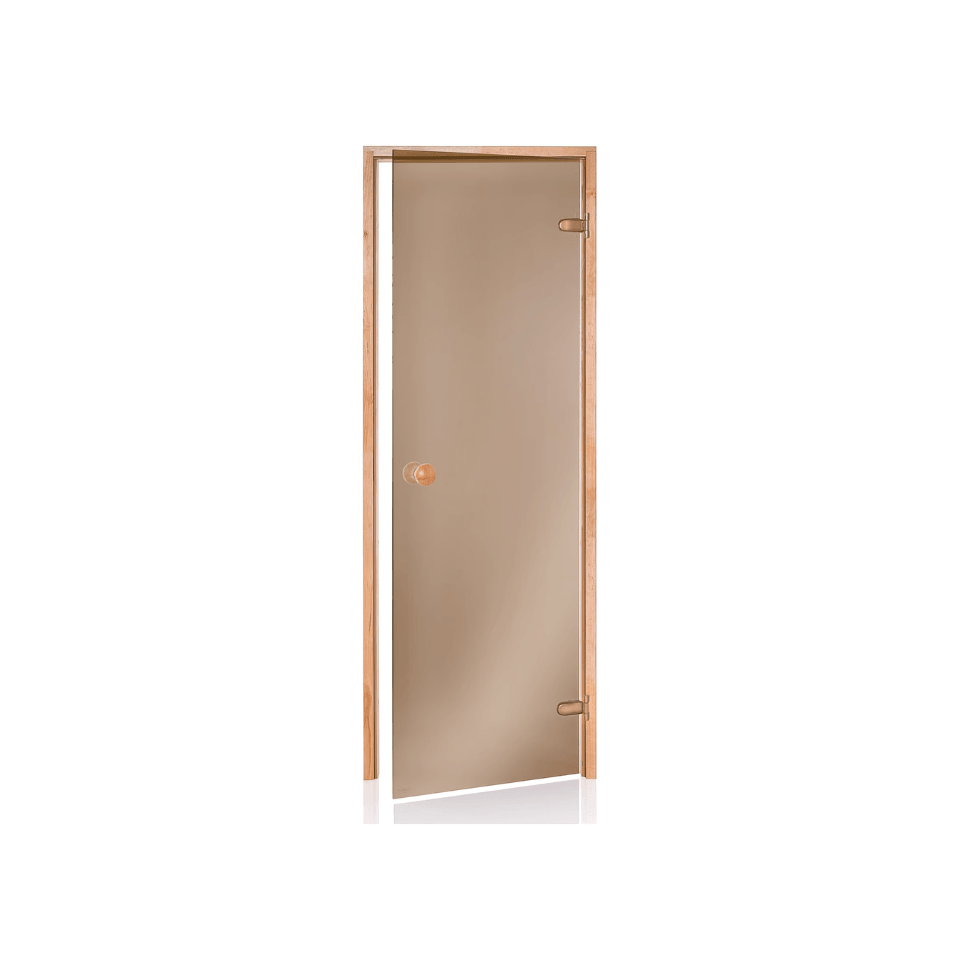All glass door bronze 24 1 2 x 72 1 4 the sauna place