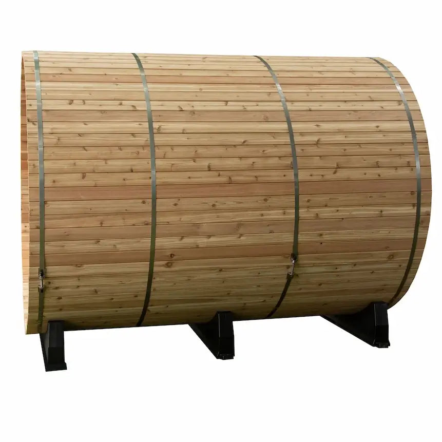 Almost Heaven 6′ x 7′ Kenova 4-6 person Barrel Sauna – The Sauna Place