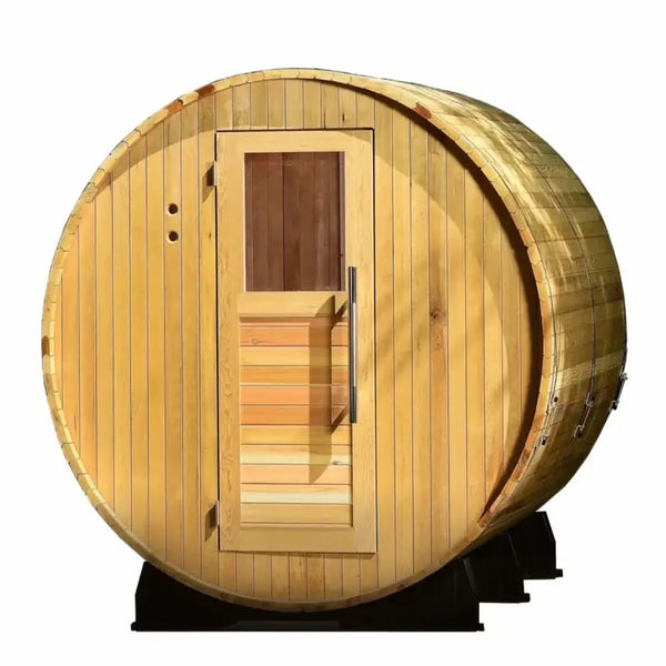 Almost Heaven 7′ x 8′ Lewisburg 6-person Cedar Barrel Sauna – The