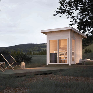 Almost Heaven View (Solide Vision) Outdoor Sauna Cabin