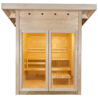 Almost Heaven View (Solide Vision) Outdoor Sauna Cabin