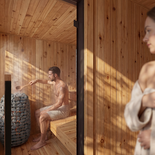 Astra Sauna Max with Enclosed Changeroom | Dundalk  Leisurecraft