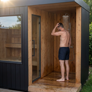 Astra Sauna Max with Integrated Shower | Dundalk  Leisurecraft