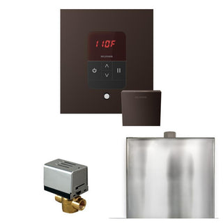MrSteam Basic Butler Steam Shower Control Package with Square iTempo Control and Steamhead - Oil-Rubbed Bronze