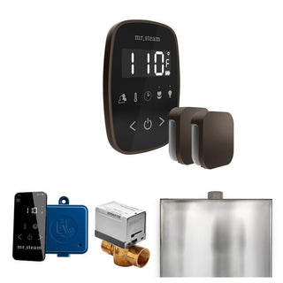 MrSteam ButlerFlex Max Steam Shower Control Package with TempoFlex Control and Steamhead - Black - Oil-Rubbed Bronze