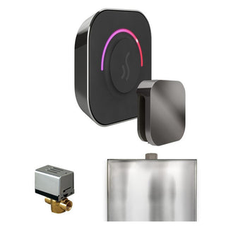 MrSteam ButlerTouch Steam Shower Control Package with TempoTouch Control and Steamhead - Brilliant Black