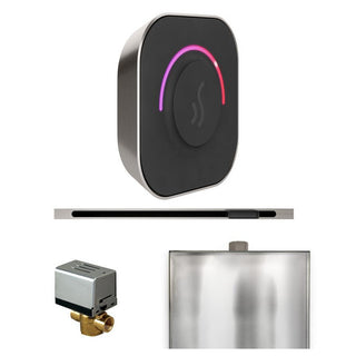 MrSteam ButlerTouch Steam Shower Control Package with TempoTouch Control and Linear Steamhead - Brushed Nickel