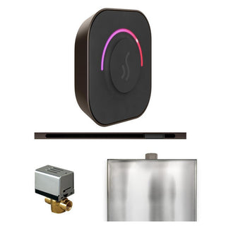 MrSteam ButlerTouch Steam Shower Control Package with TempoTouch Control and Linear Steamhead - Oil-Rubbed Bronze