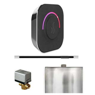 MrSteam ButlerTouch Steam Shower Control Package with TempoTouch Control and Linear Steamhead - Polished Chrome
