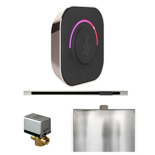 MrSteam ButlerTouch Steam Shower Control Package with TempoTouch Control and Linear Steamhead - Polished Nickel