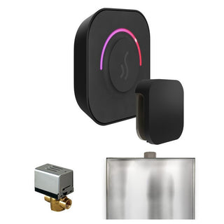 MrSteam ButlerTouch Steam Shower Control Package with TempoTouch Control and Steamhead - Matte Black
