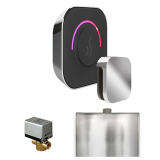 MrSteam ButlerTouch Steam Shower Control Package with TempoTouch Control and Steamhead - Polished Chrome