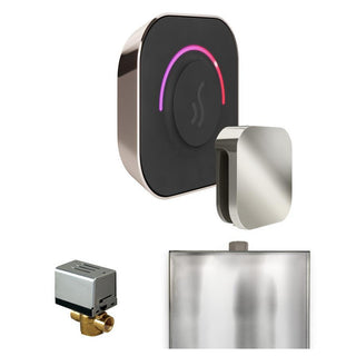 MrSteam ButlerTouch Steam Shower Control Package with TempoTouch Control and Steamhead - Polished Nickel
