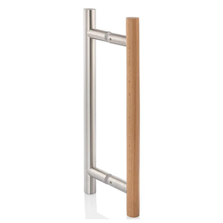 Benelux metal-wood STS finish handle set
