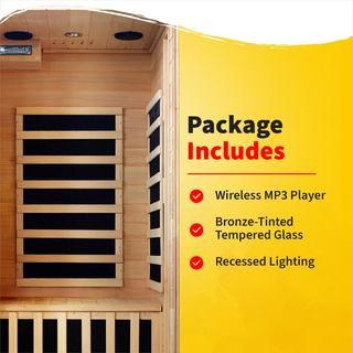 HeatWave Buena Vista 1-2 Person Carbon Infrared Sauna
