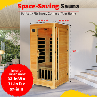 HeatWave Buena Vista 1-2 Person Carbon Infrared Sauna
