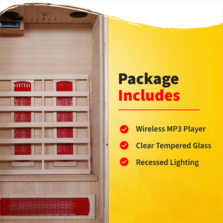 HeatWave Buena Vista 1-2 Person Ceramic Infrared Sauna