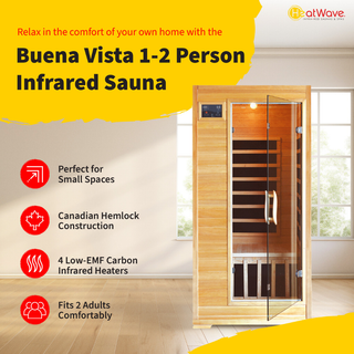 HeatWave Buena Vista 1-2 Person Carbon Infrared Sauna