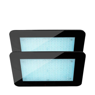 MrSteam ChromaTherapy Light with 12.62 in. LED Clusters in Black (2-Pack) - Black