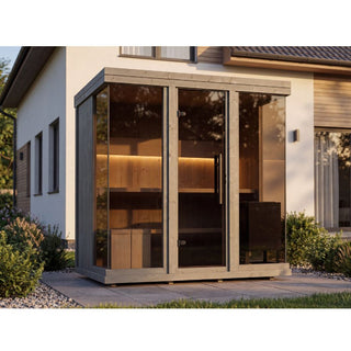 Celto M 3-Person Outdoor Sauna | Leil Saunas