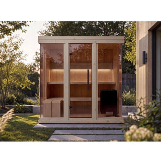 Celto M 3-Person Outdoor Sauna | Leil Saunas