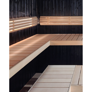 Custom Indoor Cedro Sauna™ The Chess 4’x4’ cut to your precise dimensions