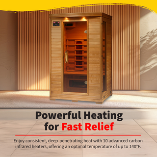 HeatWave Coronado 2 Person Ceramic Infrared Sauna
