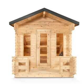 Canadian Timber Georgian Cabin Sauna with Porch | Dundalk