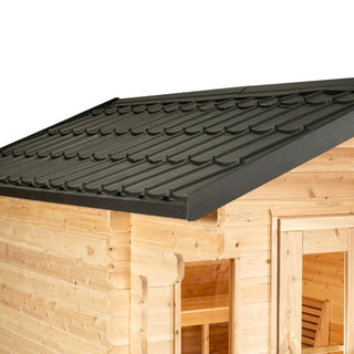 Canadian Timber Georgian Cabin Sauna with Porch | Dundalk