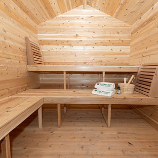 Canadian Timber Georgian Cabin Sauna with Porch | Dundalk